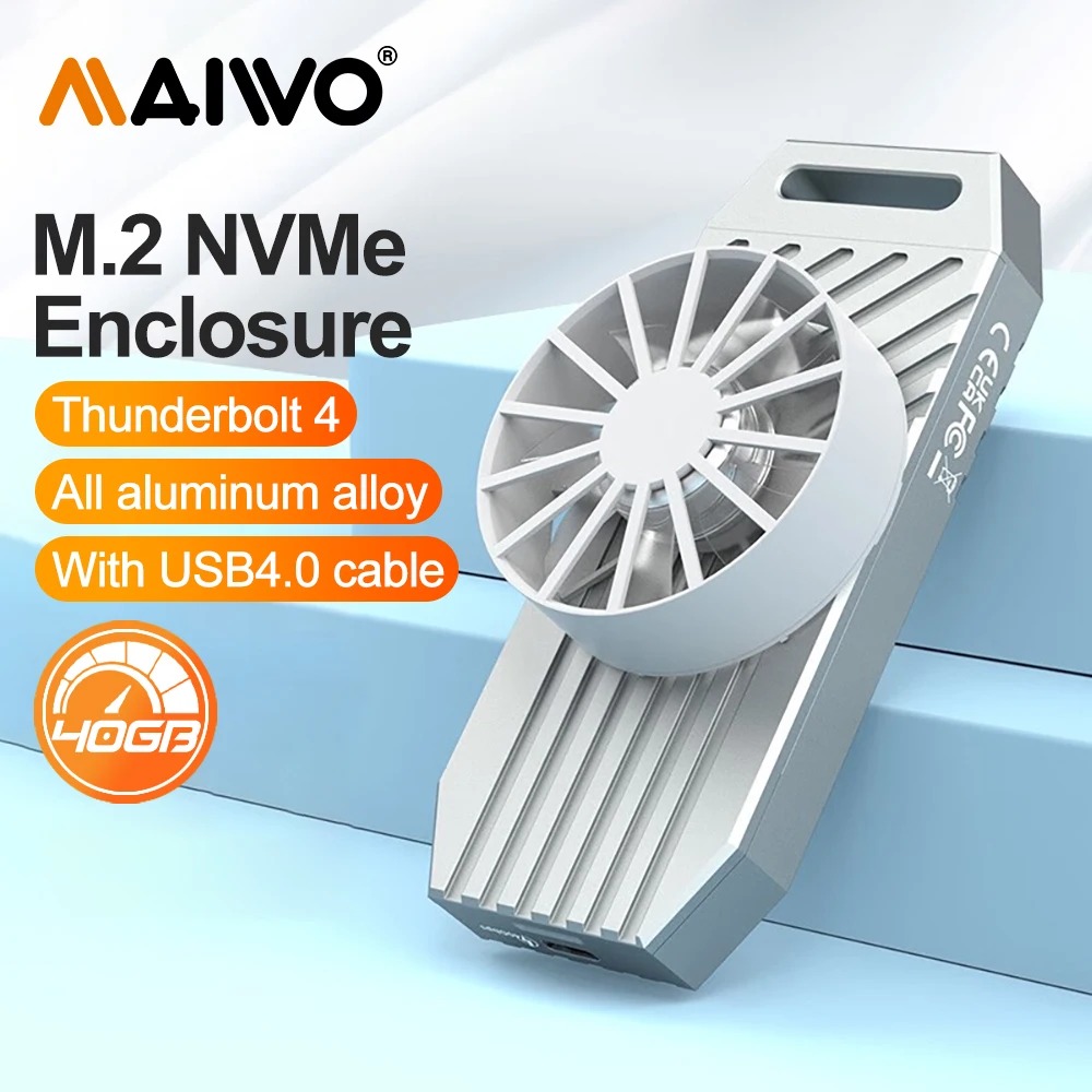 Usb4 40Gbps External Ssd 8Tb - MAIWO USB4 NVMe M.2 SSD-Gehäuse 40
