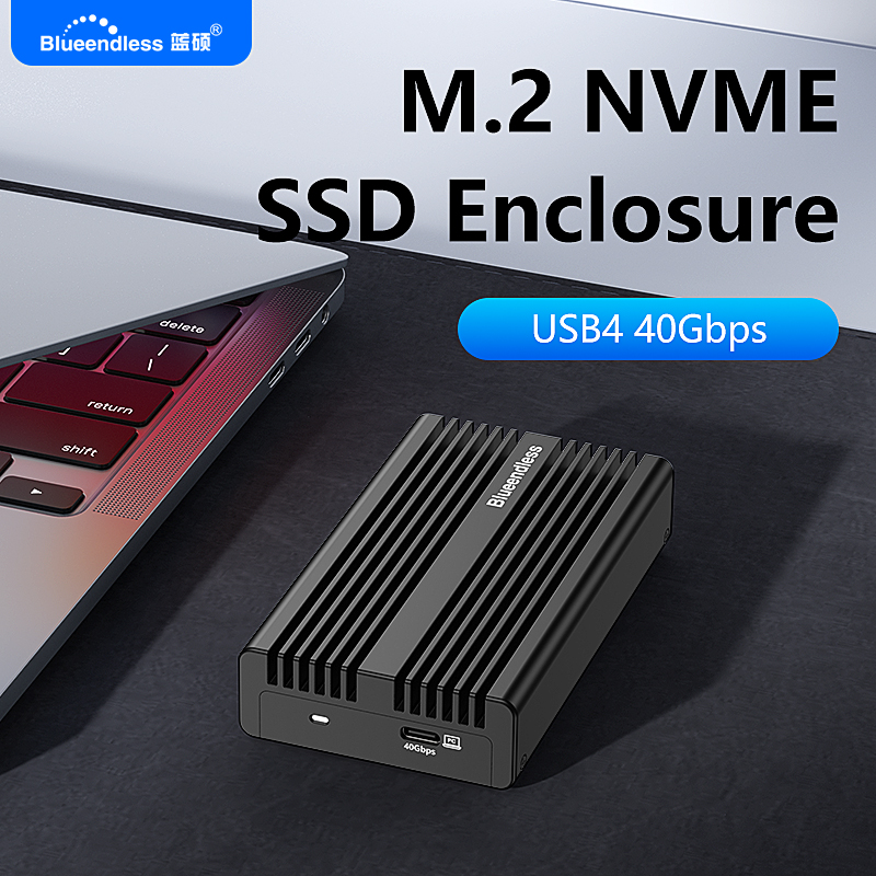 Usb4 40Gbps External Ssd 8Tb - Blueendless 40Gbps NVMe SSD-Gehäuse USB4.0 PCIe3.0x4