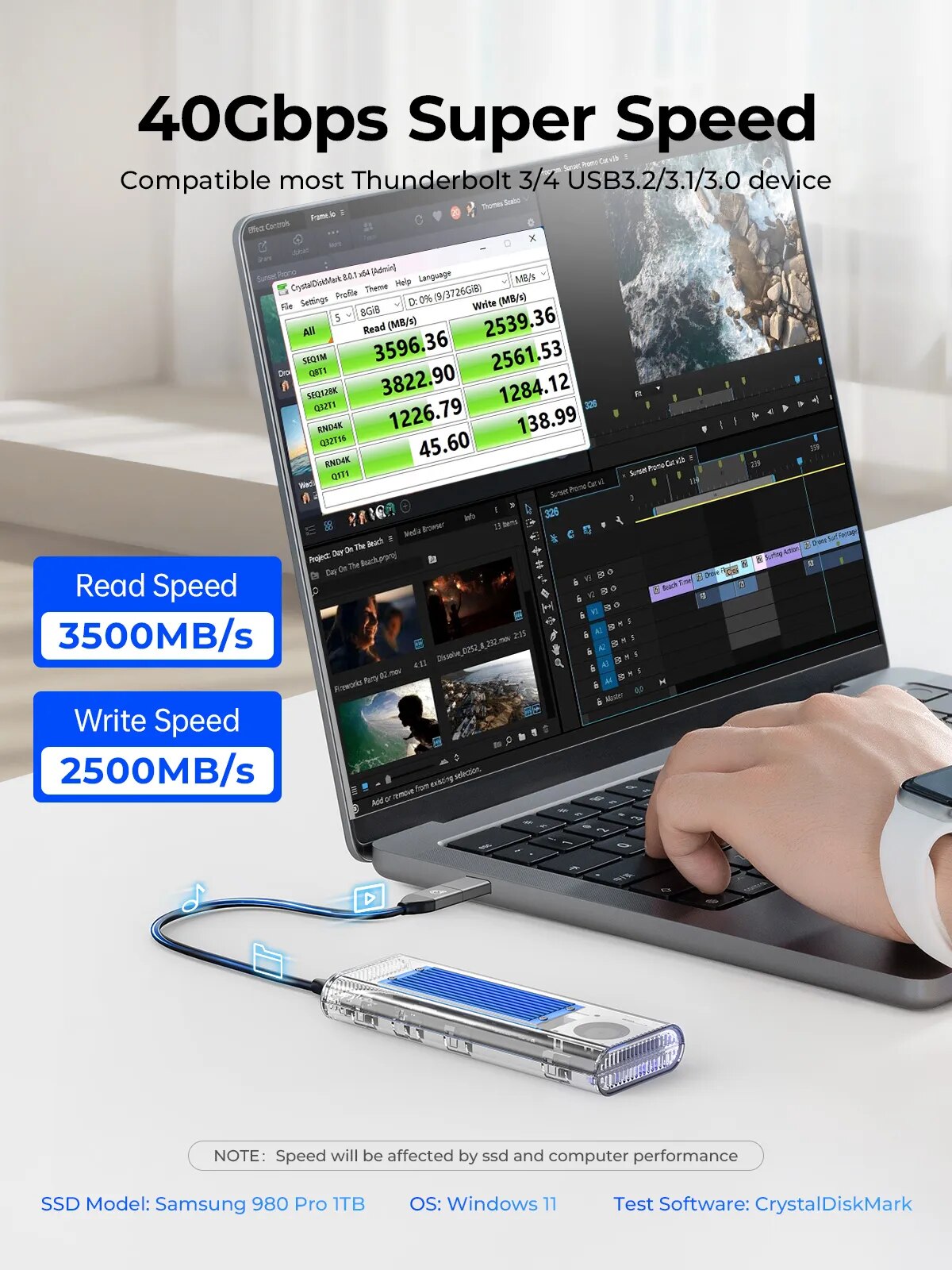 Orico 40gbps usb4 m.2 ssd gehä – Thunderbolt 4 External Ssd 4Tb Bewertung und Preis