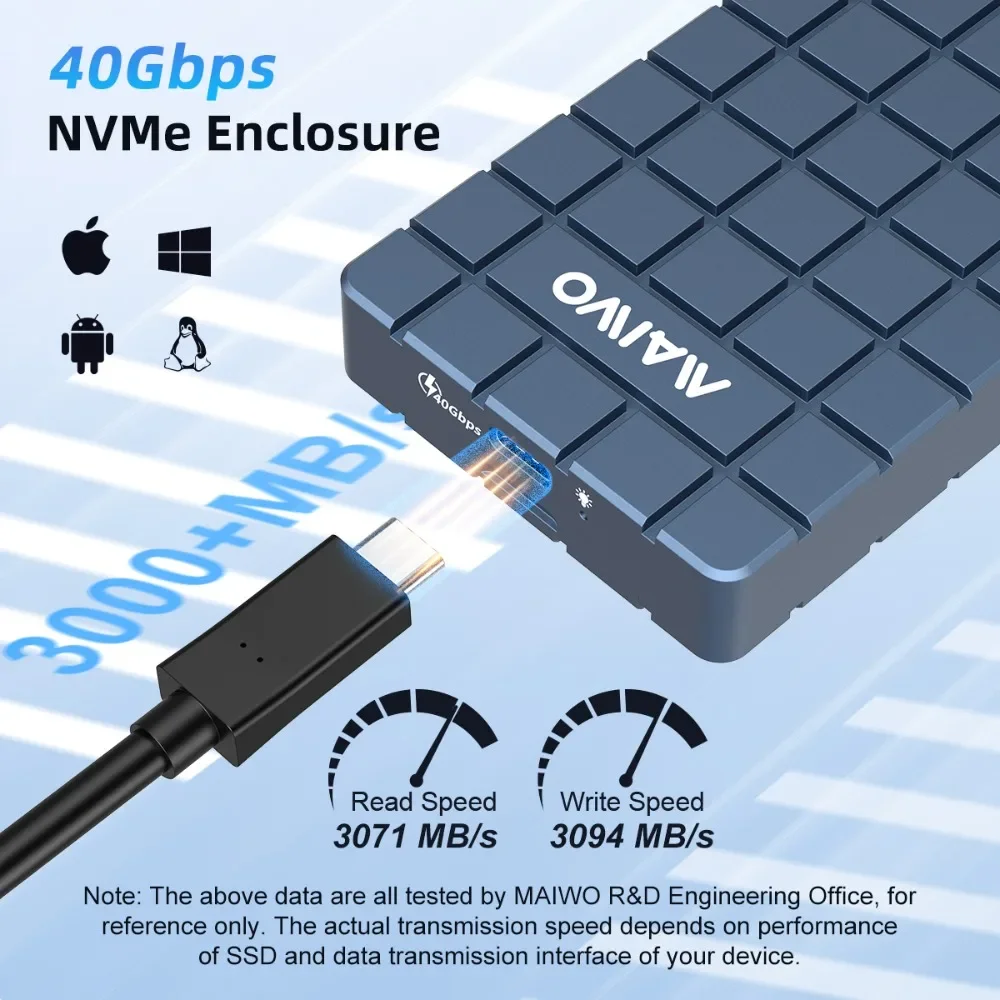 MAIWO USB 4.0 40Gbps M.2 NVMe  – 8Tb M2 Nvme Ssd Bewertung und Preis