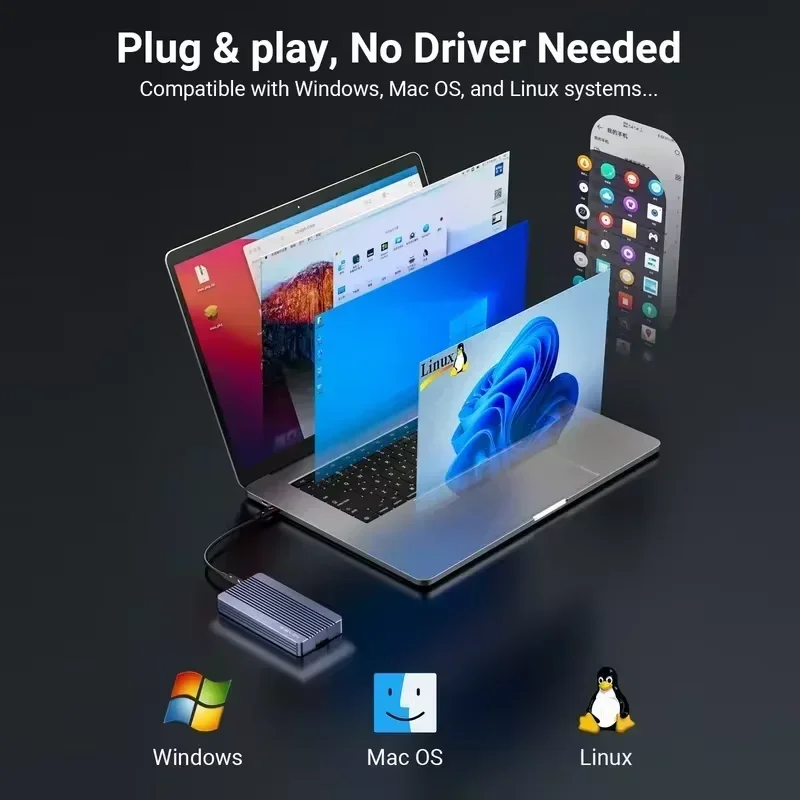 ACASIS USB-C USB4 SSD-Gehäuse  – Usb4 40Gbps External Ssd 8Tb Bewertung und Preis