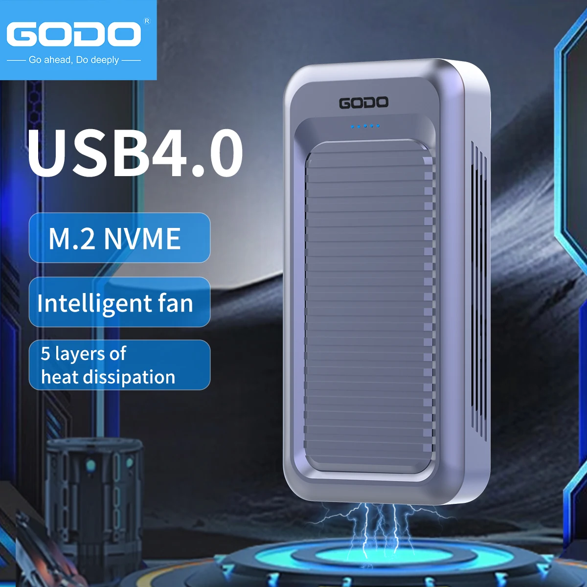 GODO 40Gbps Externes Festplatt – Thunderbolt 4 External Ssd 4Tb Bewertung und Preis