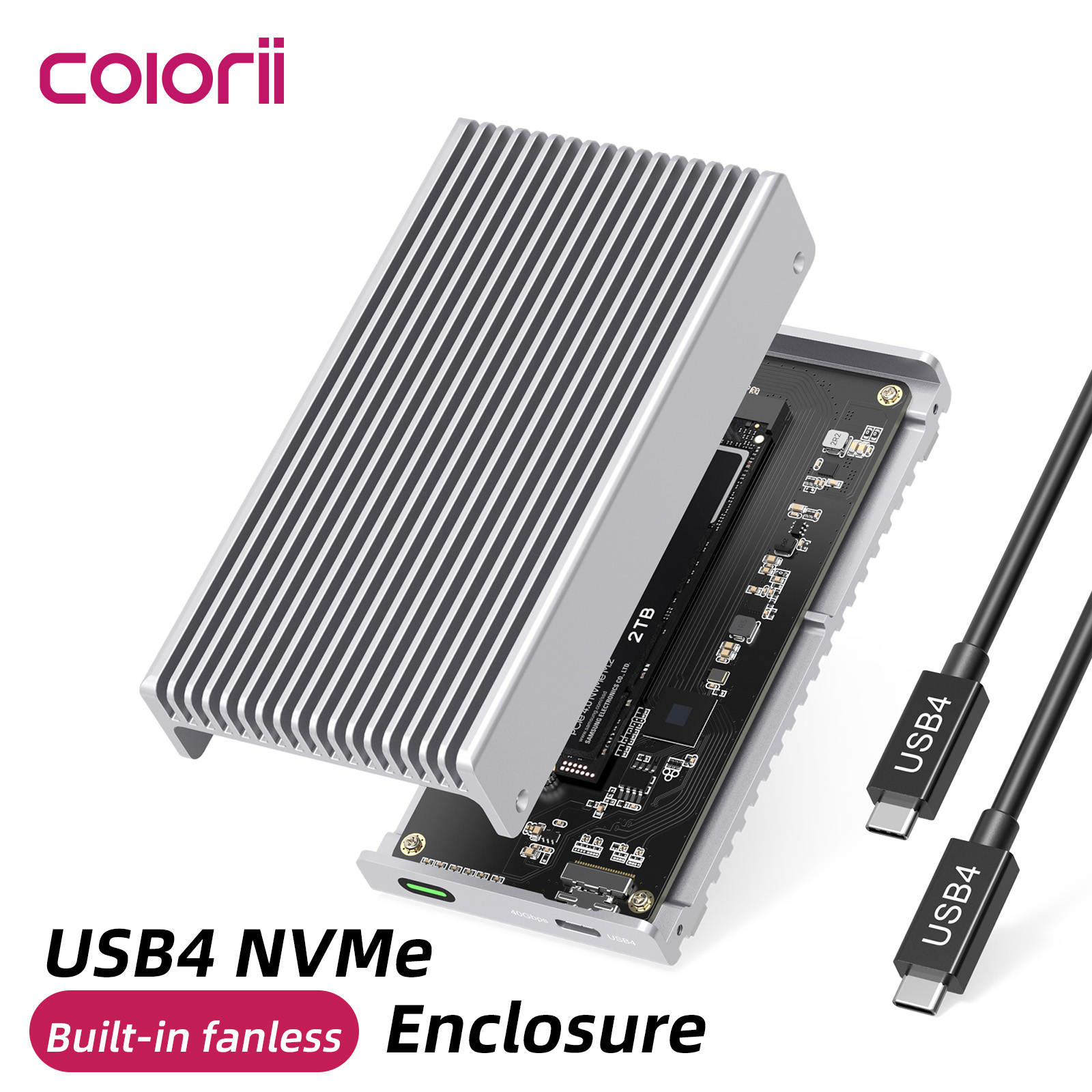 Lüfterloses 40 Gbit/s USB4 Thu – Usb4 40Gbps External Ssd 8Tb Bewertung und Preis