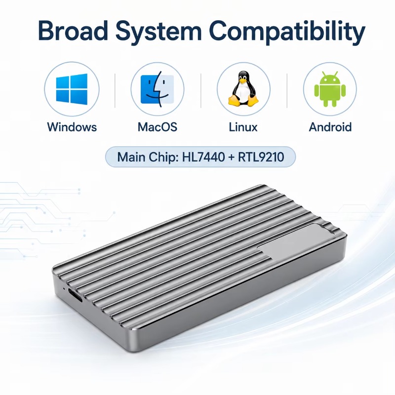 Aluminium M.2 NVMe SSD-Gehäuse – Usb4 40Gbps External Ssd 8Tb Bewertung und Preis