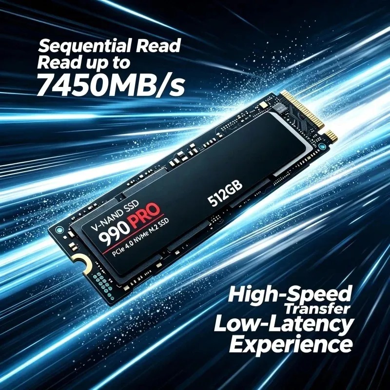 990 PRO Original SSD – 512GB/1 – Pcie 4.0 4Tb 2280 Ssd 7450Mbps Bewertung und Preis